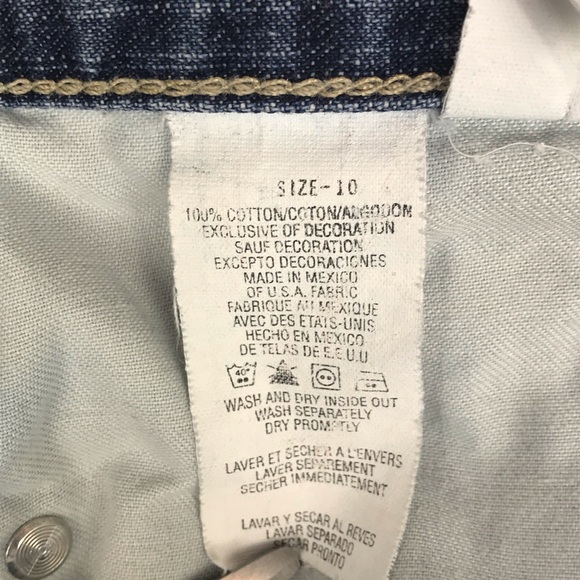 Tommy Hilfiger Vintage Boyfriend Denim Shorts Size 10 | Y2K High-Rise - Picture 7 of 9